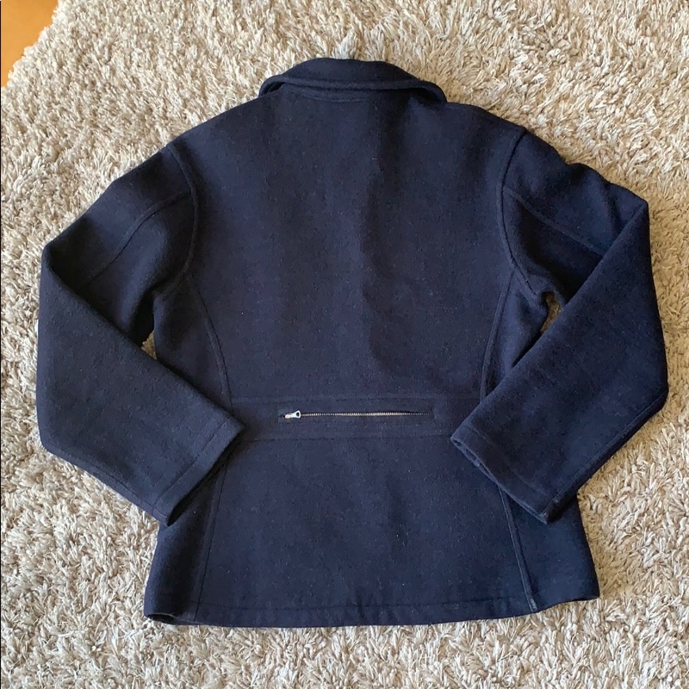 PATAGONIA Women’s 100% Wool Navy Jacket - Picture 7 of 16